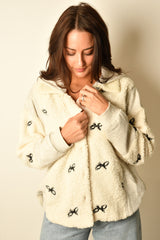 BOW SHERPA HOODIE