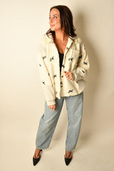 BOW SHERPA HOODIE