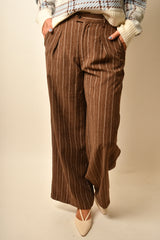 ALMA PINSTRIPE WIDE LEG PANT