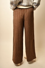 ALMA PINSTRIPE WIDE LEG PANT