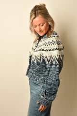 NORTH SEA FAIRISLE CARDIGAN
