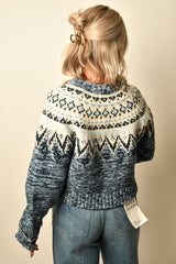 NORTH SEA FAIRISLE CARDIGAN