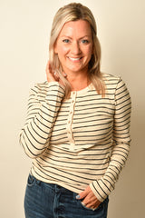 EVE STRIPE HENLEY