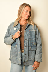 SWEET TALK DENIM BARN COAT