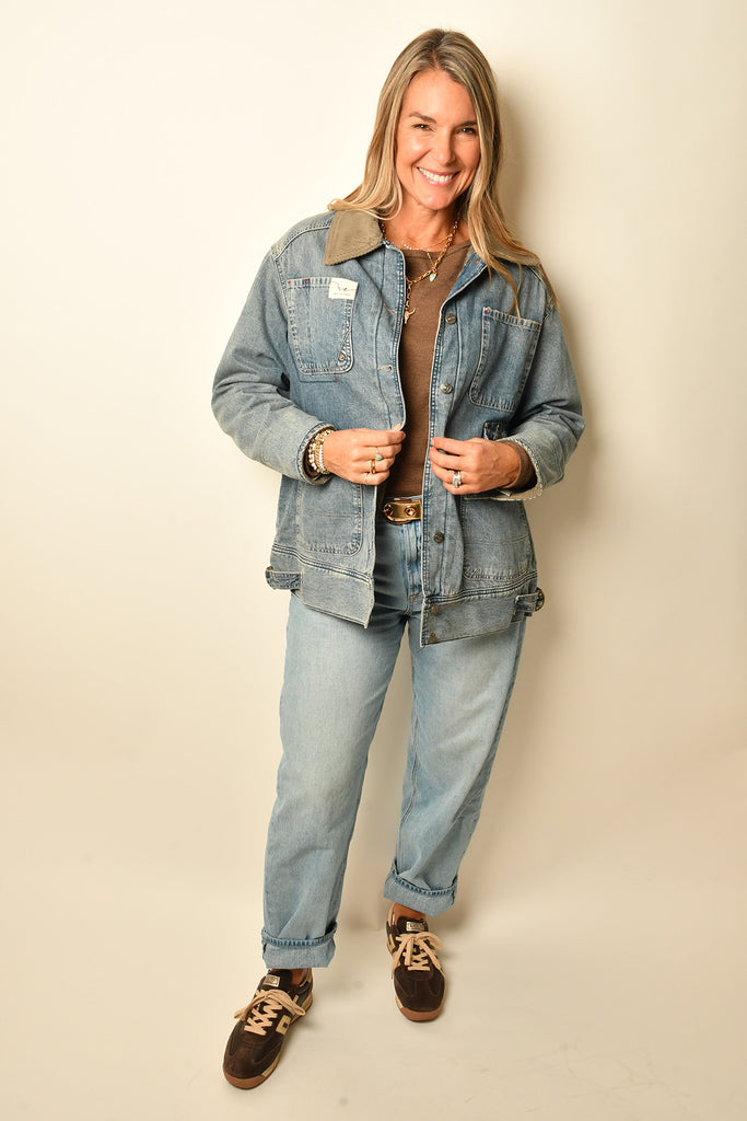 SWEET TALK DENIM BARN COAT