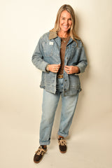 SWEET TALK DENIM BARN COAT