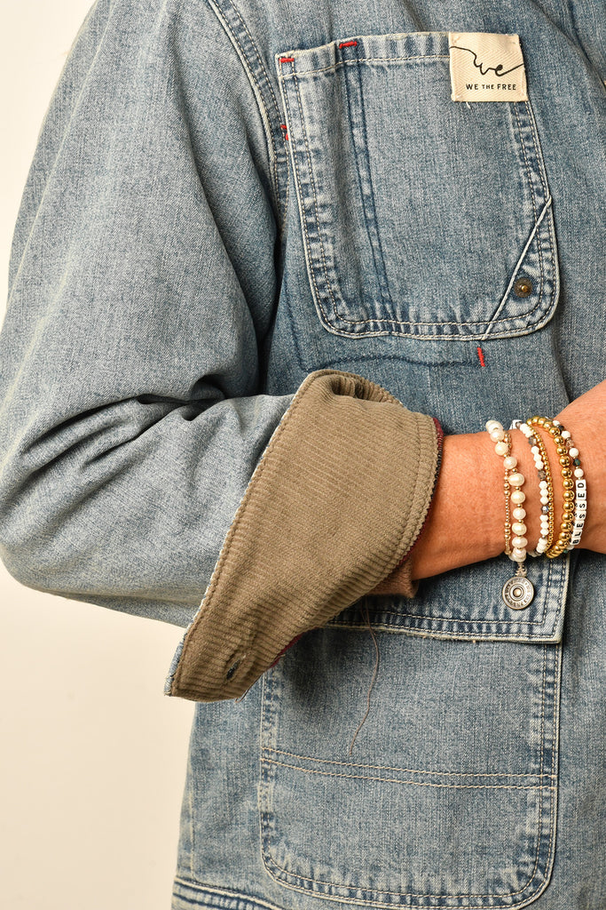 SWEET TALK DENIM BARN COAT