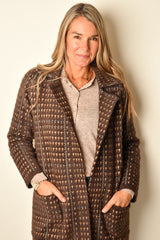 MARCEAU HOUNDSTOOTH SWTR