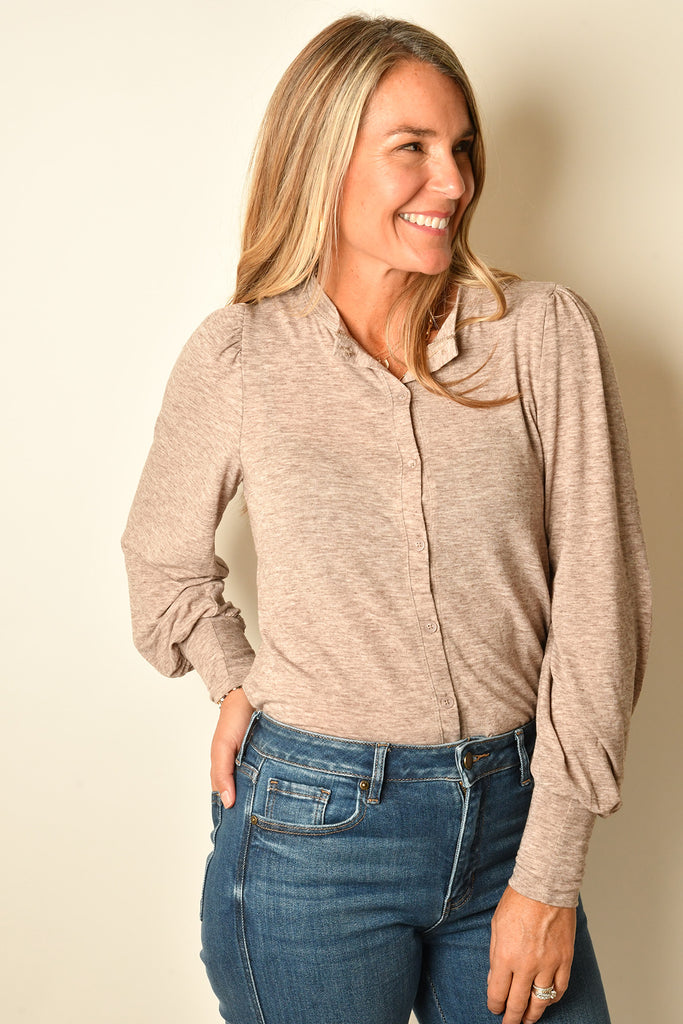 PUFF SLEEVE CARDIGAN + colors