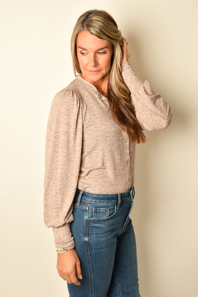 PUFF SLEEVE CARDIGAN + colors
