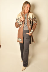 NORDIC PATTERN CARDI