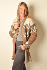 NORDIC PATTERN CARDI