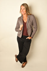 ROWAN CHECK BLAZER
