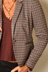 ROWAN CHECK BLAZER