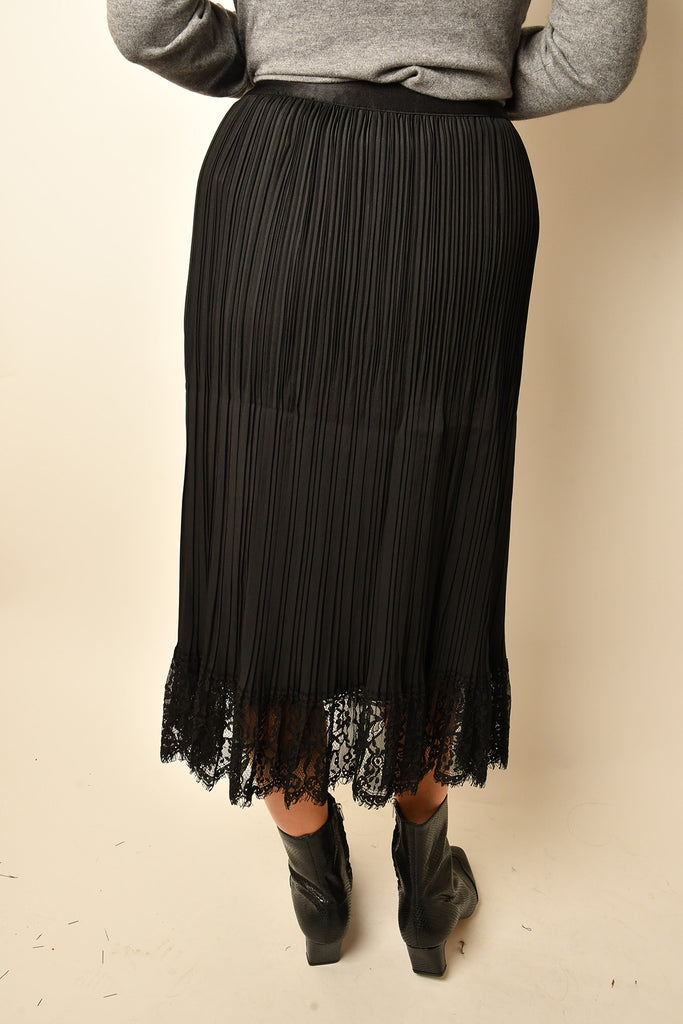 PLEAT MIDI SKIRT