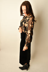 GOLD FOIL BLOUSE