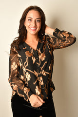 GOLD FOIL BLOUSE