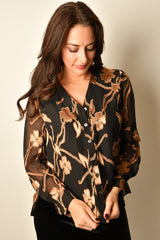 GOLD FOIL BLOUSE