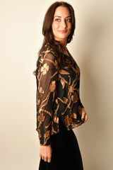 GOLD FOIL BLOUSE