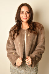 FAUX FUR JACKET