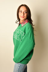 MERRY CLOUD KNIT SWEATSHIRT