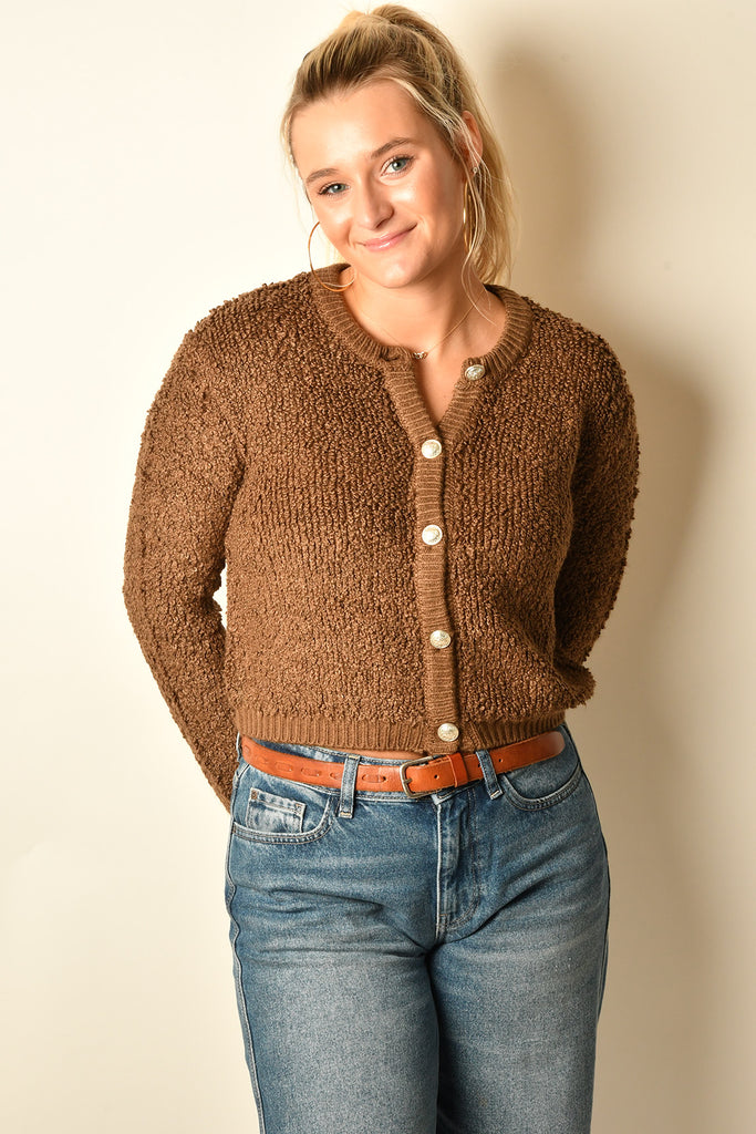 MAXIE FLUFFY CARDIGAN