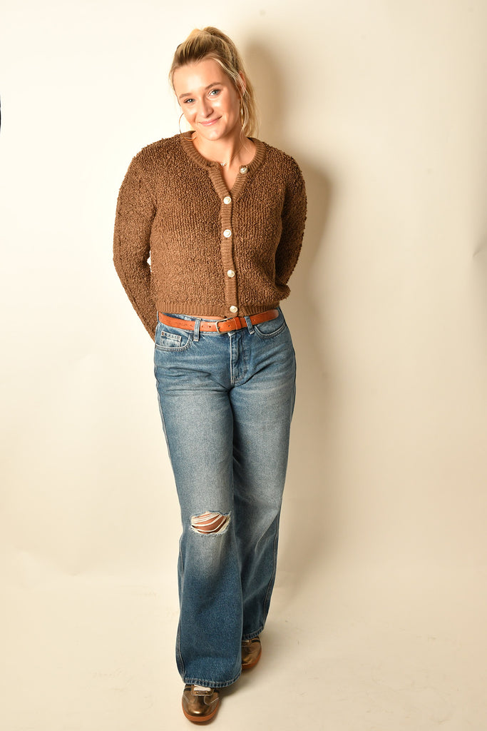 MAXIE FLUFFY CARDIGAN