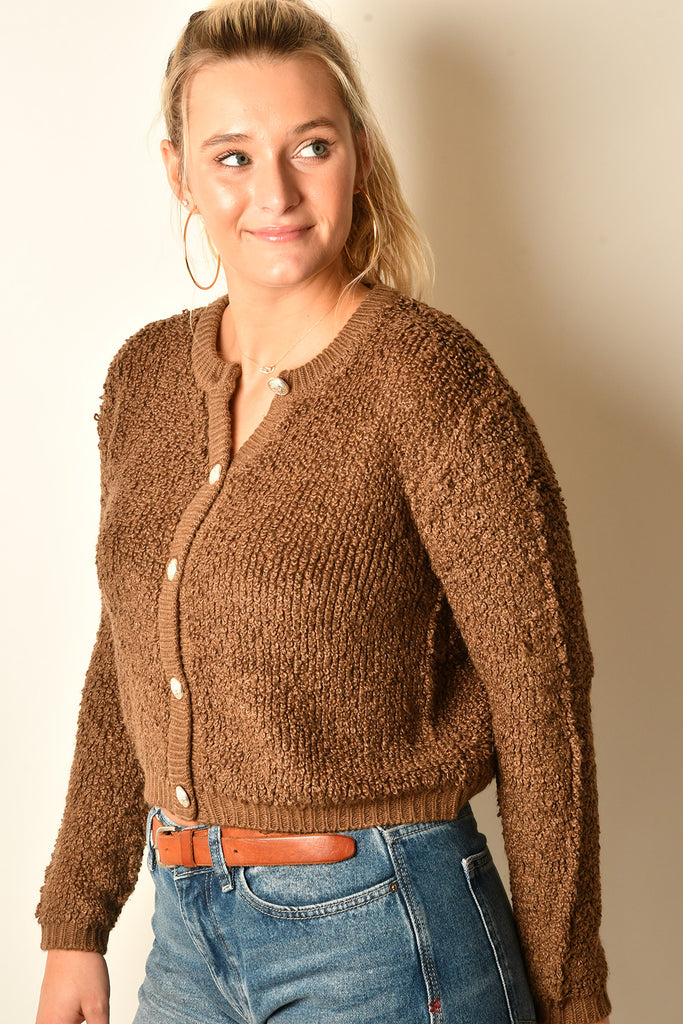 MAXIE FLUFFY CARDIGAN