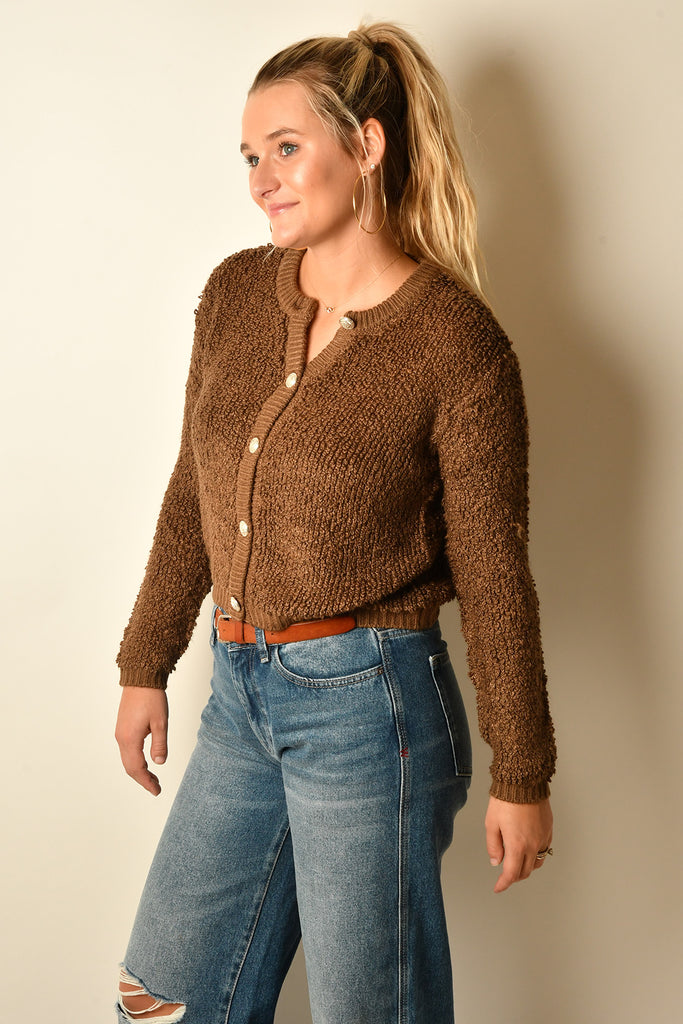 MAXIE FLUFFY CARDIGAN