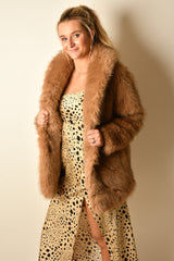 LOGAN FAUX FUR COAT