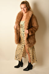 LOGAN FAUX FUR COAT