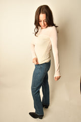 SPARKLE MESH CREW TEE