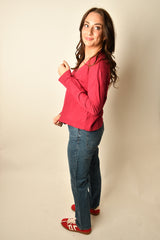 OVERLAP V-NECK TEE + colors