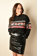 BROADWAY LEATHER SKIRT