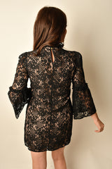 TULIP SLEEVE MINI DRESS