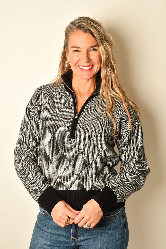 ALDRIDGE HALF ZIP KNIT