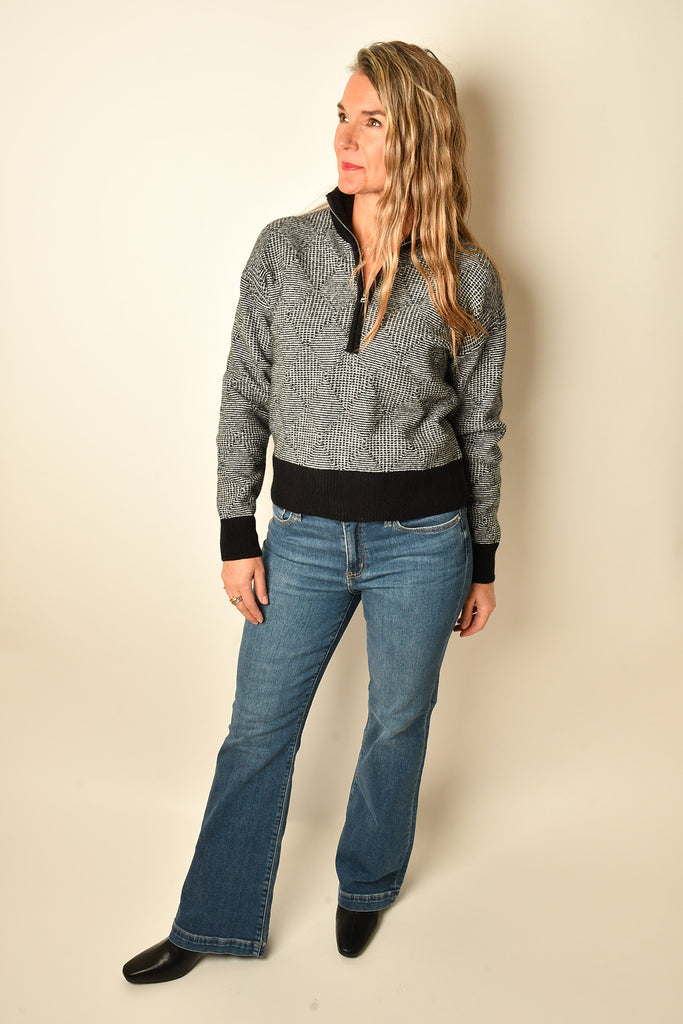 ALDRIDGE HALF ZIP KNIT