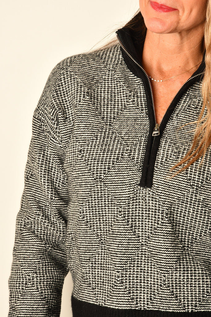 ALDRIDGE HALF ZIP KNIT