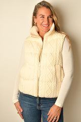 IRINA CABLE KNIT GILET