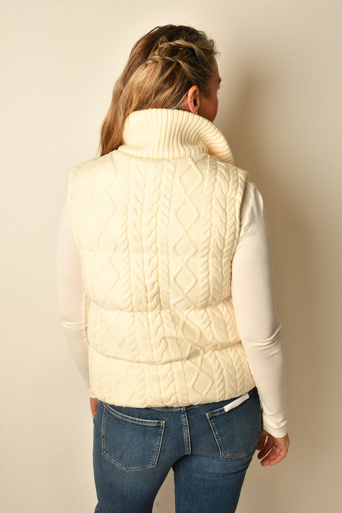 IRINA CABLE KNIT GILET