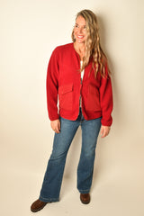 MARINA COLLARLESS FLEECE