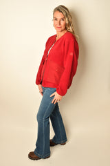 MARINA COLLARLESS FLEECE