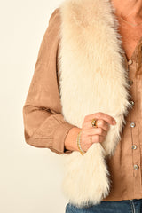 GLIMMER FUR VEST
