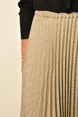 PLEATED SPARKLE SKIRT