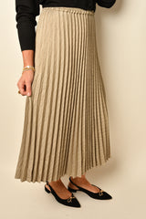 PLEATED SPARKLE SKIRT
