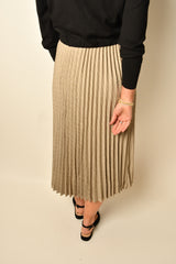 PLEATED SPARKLE SKIRT