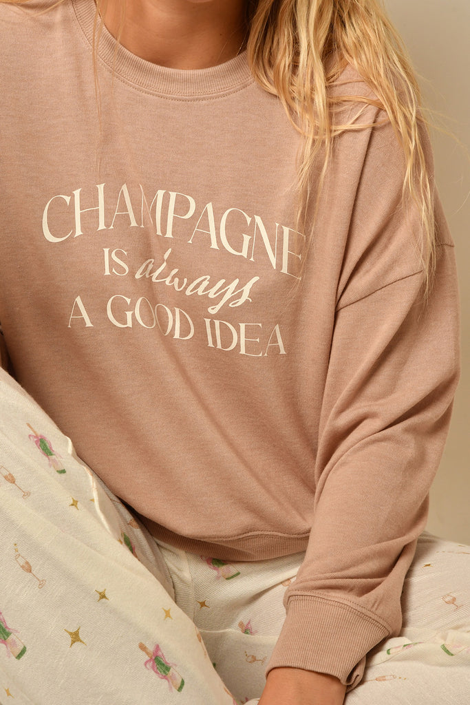 CHAMPAGNE LS TOP