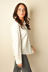 L/S BUTTON FRONT SHIRT