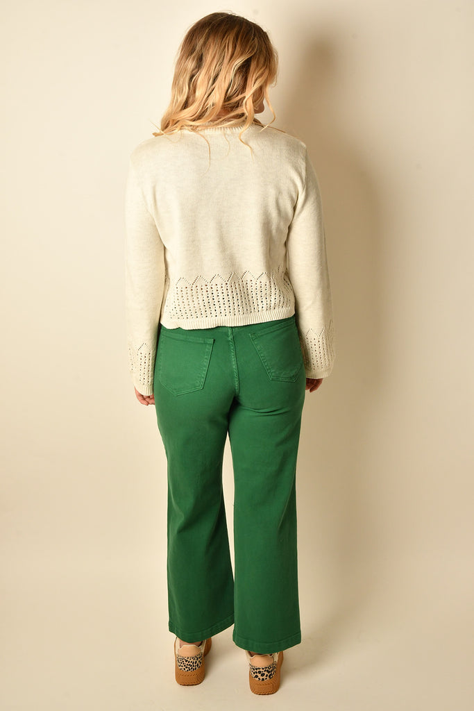 PATCH POCKET WIDE LEG