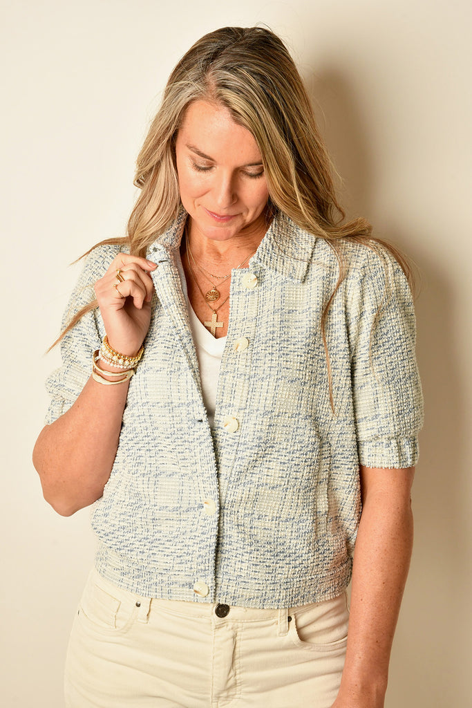 SHORT PUFF SLEEVE JACKET